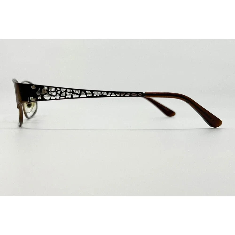 Sferoflex Eyeglasses Womens Brown Filigree Temple 2581 476 54-16-135